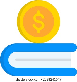 Ledger Icon Flat Vector Illustration