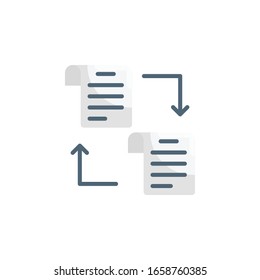 Ledger Vector Flat Illustration. Banking and Finance icon