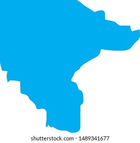 lee County map in iowa state