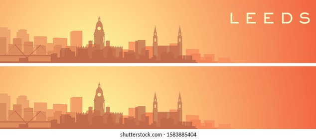 Leeds Beautiful Skyline Scenery Banner