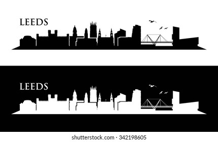Leeds skyline - vector illustration
