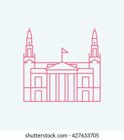 Leeds Solid Vector Illustration