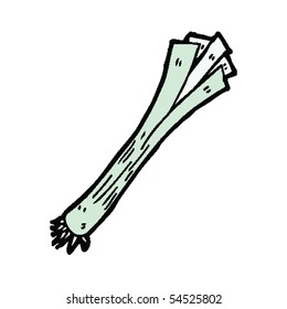 leek drawing