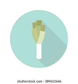 leek icon. vector illustration