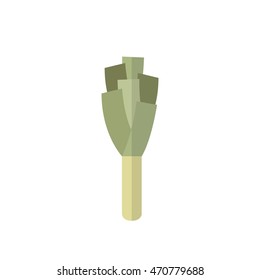 leek icon. vector illustration