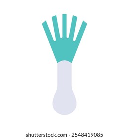 Iconos de puerro, Ilustración vectorial minimalista y elemento gráfico transparente. Aislado en el fondo blanco