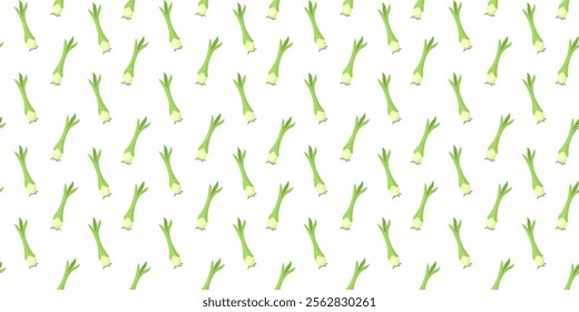 leek pattern background. green leek pattern background. garlic sprout pattern background. green leeks pattern background.