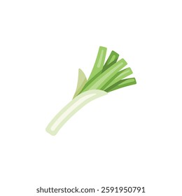 leek vector icon. Vegetable icon flat style. perfect use for logo, presentation, website, and more. modern icon design color style