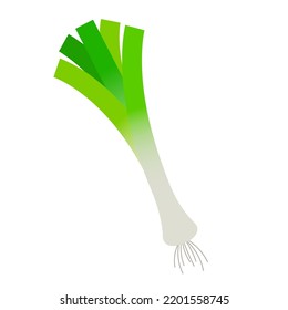 Leek Vector Illustration Logo Icon Clipart Stock Vector (royalty Free 