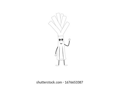 Ilustración De Esbozo Del Vector De La Palapa Vegetable