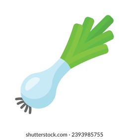 Leek vegetable vector design, ready to use in mobile apps, websites and all digital of printing platforms