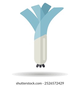 Leeks, fresh onion stalk isolated design vector icon. Vegetable sign. Graph symbol for food and drinks web site, apps design, mobile apps and print media, logo, UI