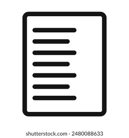 Left Alignment Icon Perfect for Text Editors