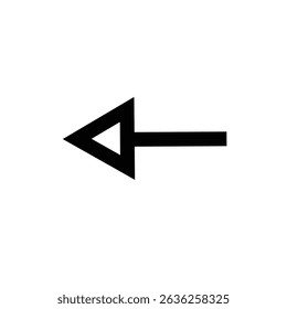 It is a left arrow.