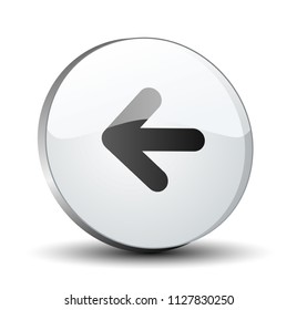 Left Arrow Back button illustration
