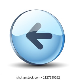 Left Arrow Back button illustration