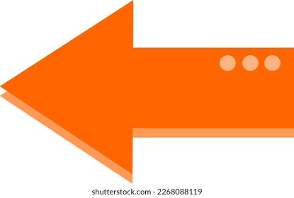 left arrow direction design vector