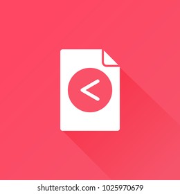 left arrow icon