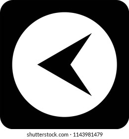 left arrow icon