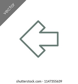 left arrow icon