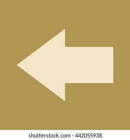 Left Arrow Icon. 