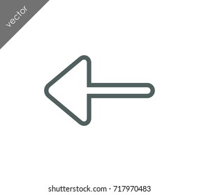Left arrow icon