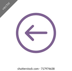 Left arrow icon