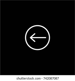left arrow icon
