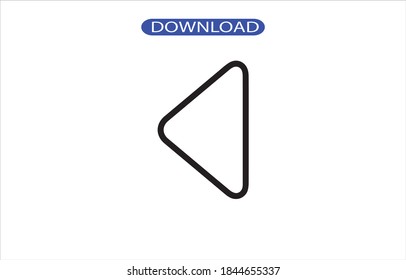 left arrow icon, clean and solid view.
