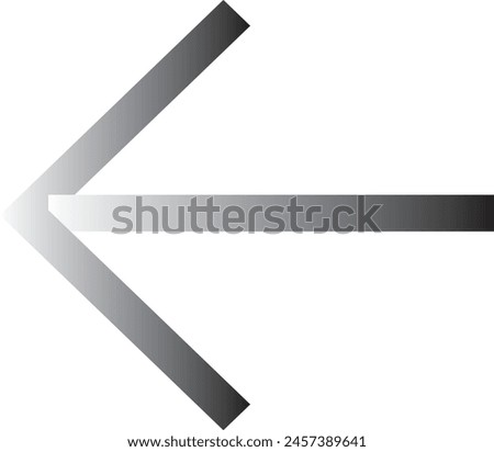 Left Arrow icon gradient color eps format