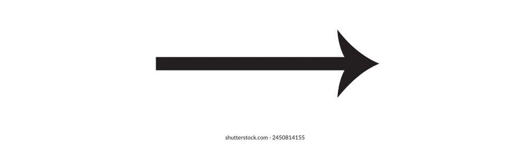 left arrow icon isolated on white background, design eps 10