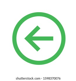 Left Arrow Icon for Navigation