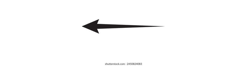Left arrow icon. Share, simple  arrow vector design eps 10