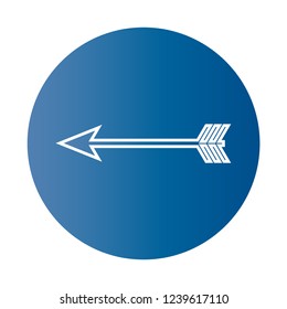 left arrow icon vector