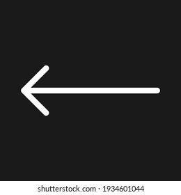 Left, arrow icon vector image. Can also be used for arrows and signs. Suitable for use on web apps, mobile apps and print media.