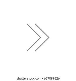 Left arrow icon. Icon for web or user interface