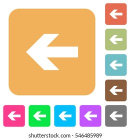 Left arrow icons on rounded square vivid color backgrounds.