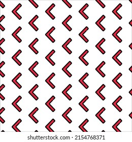 Left Arrow Pattern In Design 