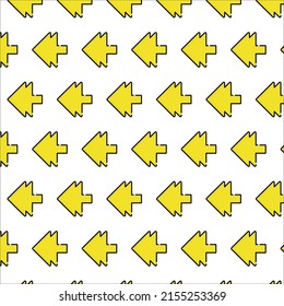 Left Arrow Pattern In Design 