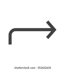 Left, arrow, sign icon vector image. Can also be used for arrows. Suitable for mobile apps, web apps and print media.