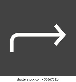 Left, arrow, sign icon vector image. Can also be used for arrows. Suitable for mobile apps, web apps and print media.
