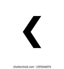 left arrow sign road icon sign signifier vector