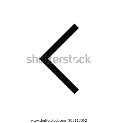 Left Arrow Vector Icon 