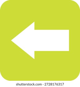 Left arrow Vector Icon Design Illustration