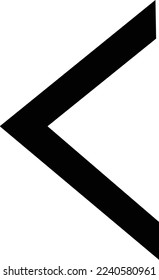 Left bend road sign icon street left