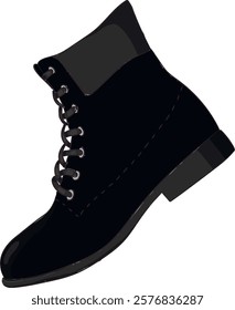 left boot isolated on white