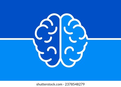 Left Brain Right Brain Thinking Background