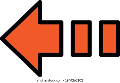 Left Button Arrow Icon Sets