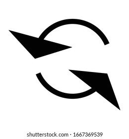 Flecha circular izquierda, flecha circular. Girar en sentido contrario a las agujas del reloj, girar, girar o girar, vórtice, flecha de concepto de remolque. Puntero radial, cursor