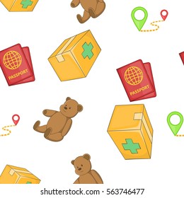 Left country pattern. Cartoon illustration of left country vector pattern for web